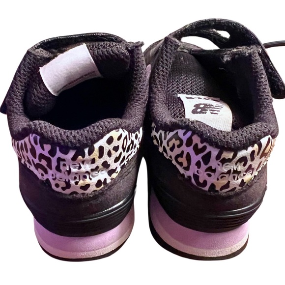 NEW BALANCE 515 Toddler Shoe | Black Animal Print | Size 5 - Picture 2 of 4